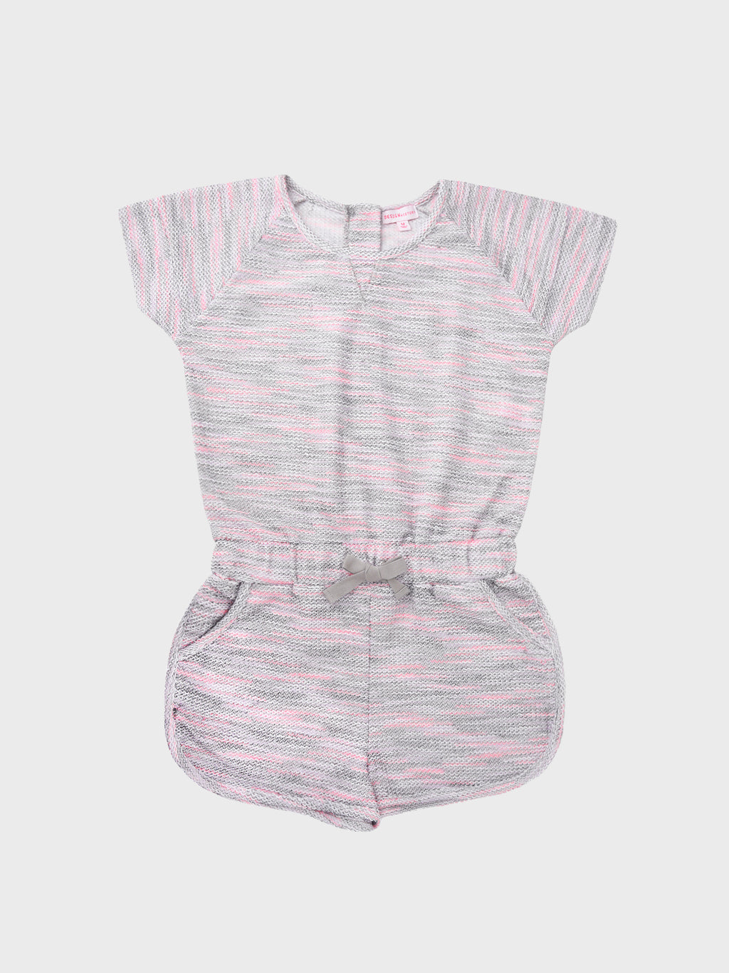 Design History Girls' Knit Romper - Saint Bernard