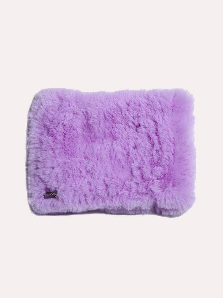 Glamourpuss Original Knitted Faux Fur Funnel - Saint Bernard