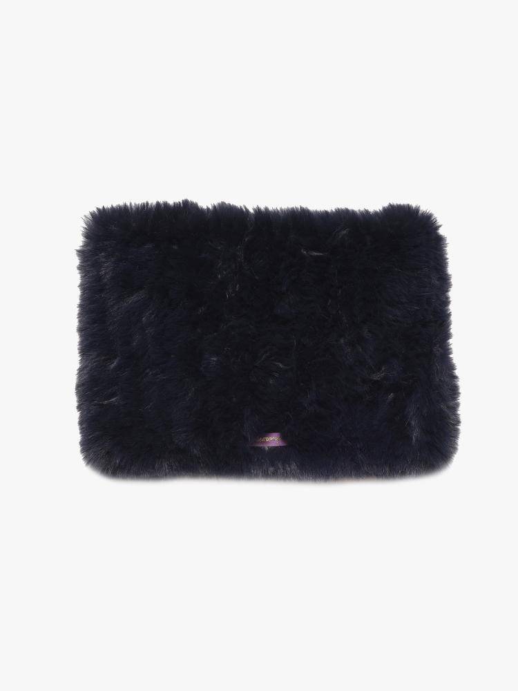 Glamourpuss Original Knitted Faux Fur Funnel - Saint Bernard