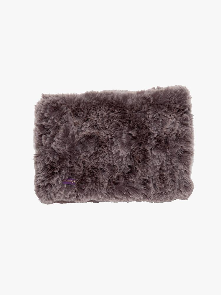 Glamourpuss Original Knitted Faux Fur Funnel - Saint Bernard