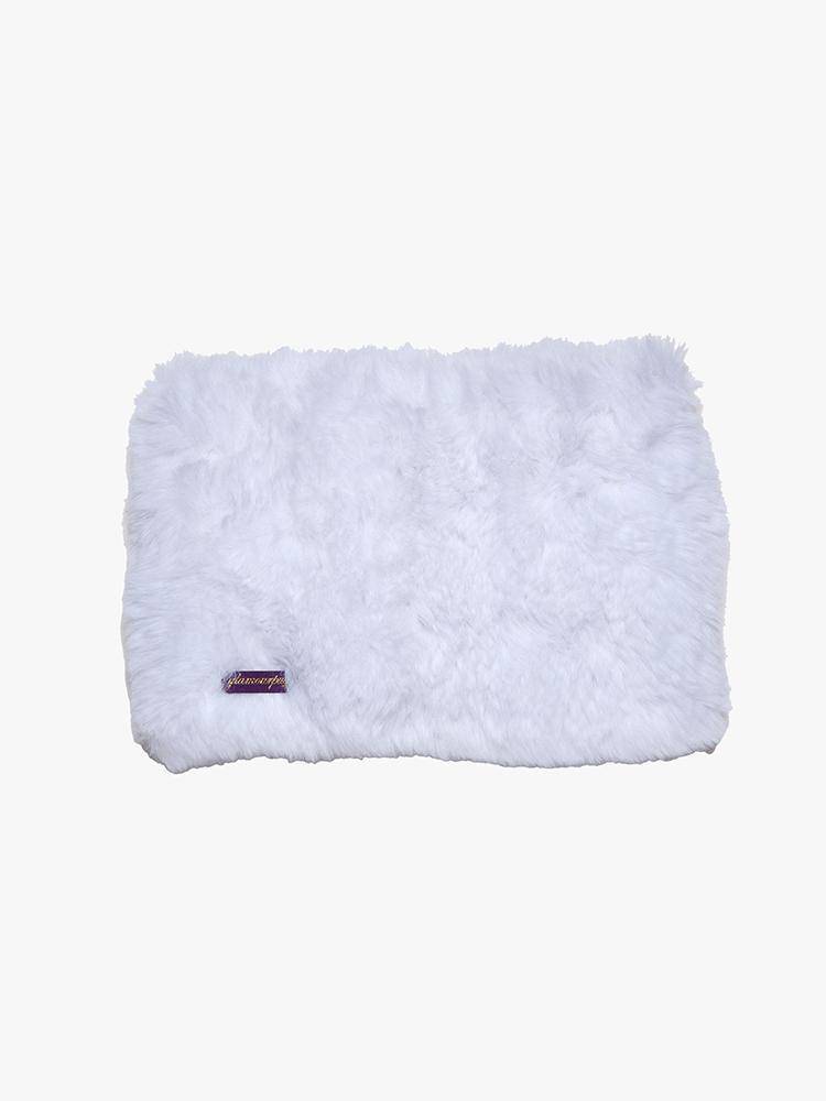 Glamourpuss Original Knitted Faux Fur Funnel - Saint Bernard