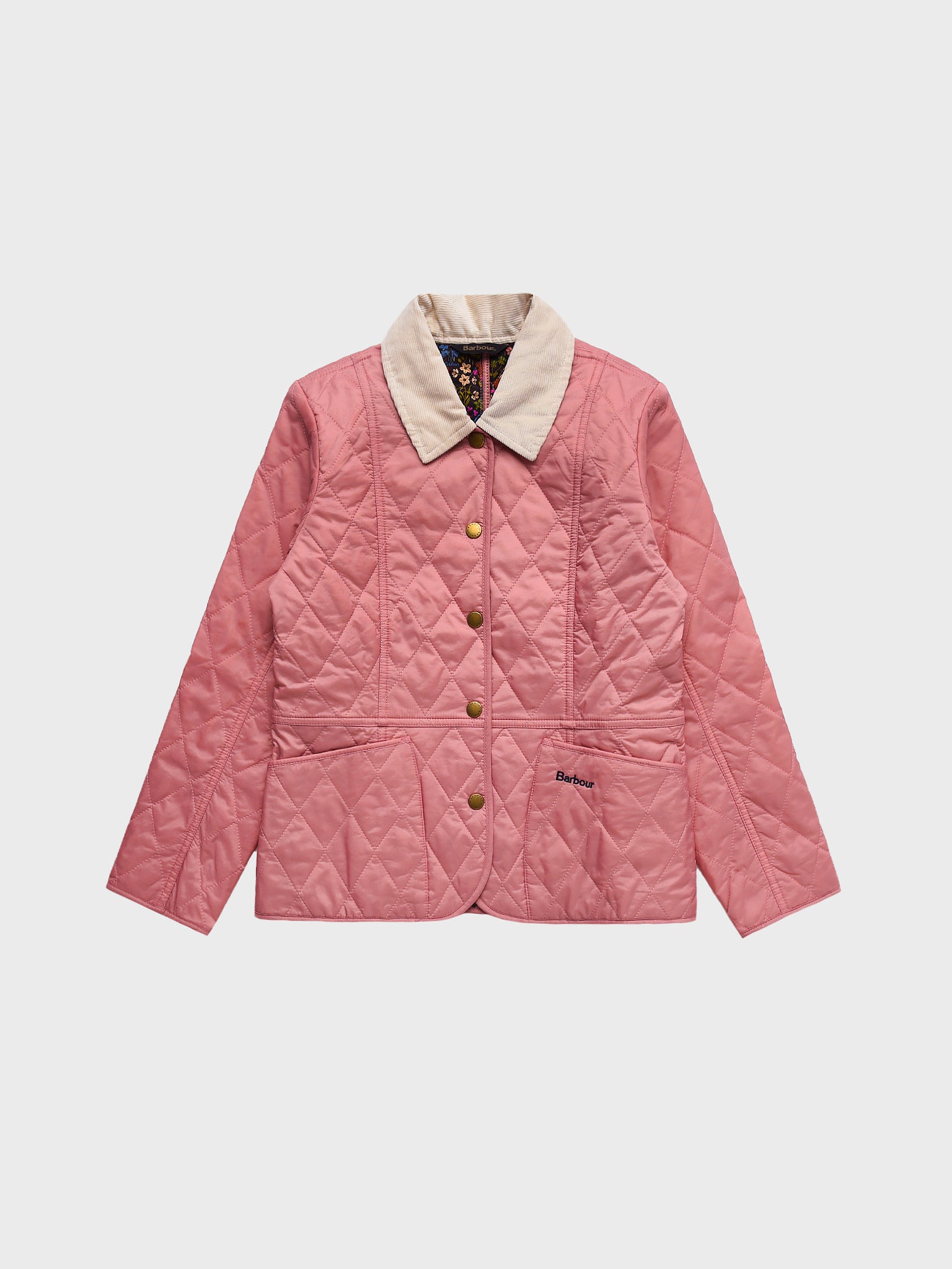 Barbour Girls' Quilted Liddesdale Jacket - Saint Bernard