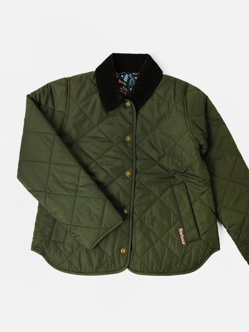 Barbour Girls' Foxley Reversible Quilted Jacket