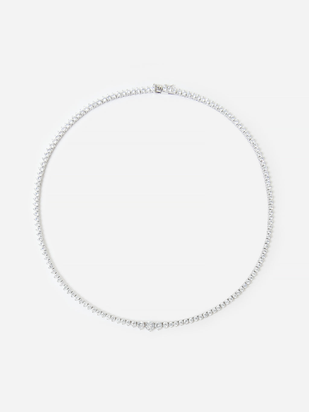 GRADUATEDTENNISNECKLACExWHITEGOLD-alt1