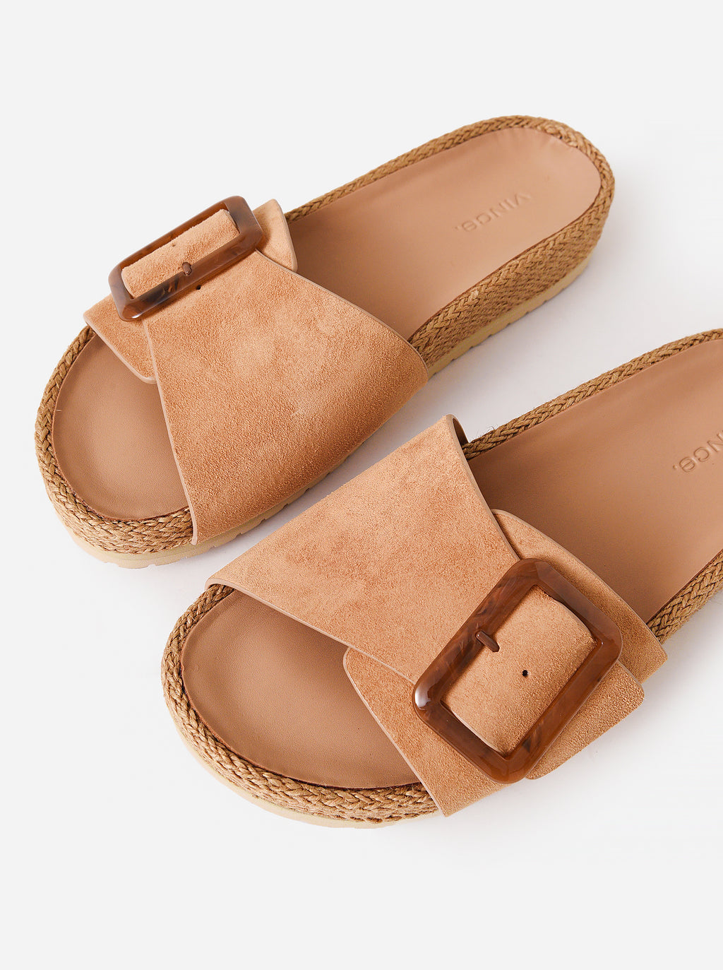 Vince Women's Grant Suede Sandal - Saint Bernard