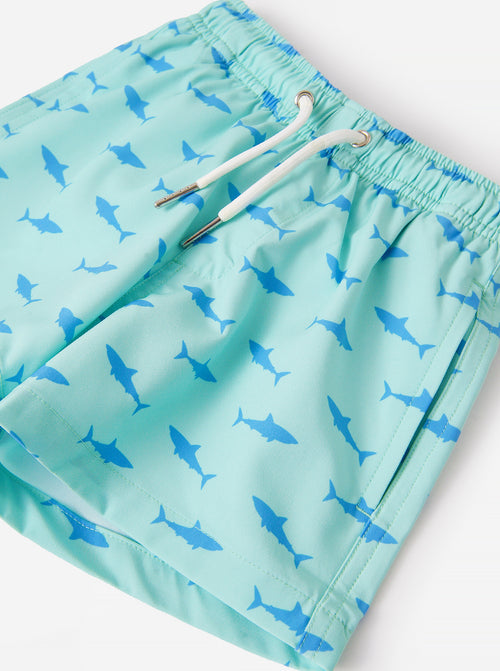 Bermies Boys' Great White Swim Trunk