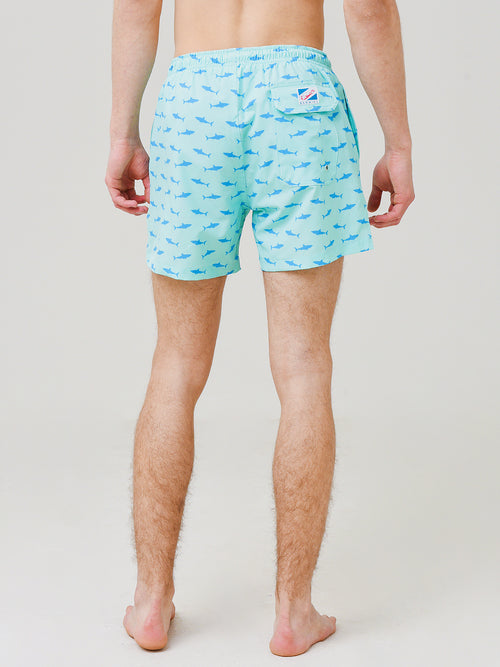 Bermies Men's Great White Swim Trunk
