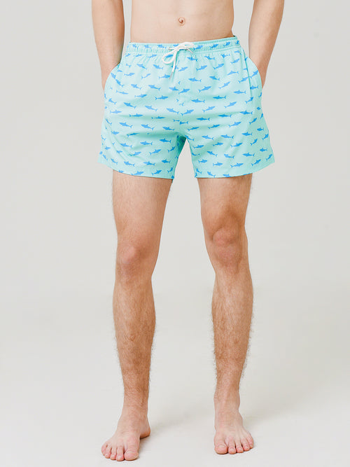 Bermies Men's Great White Swim Trunk