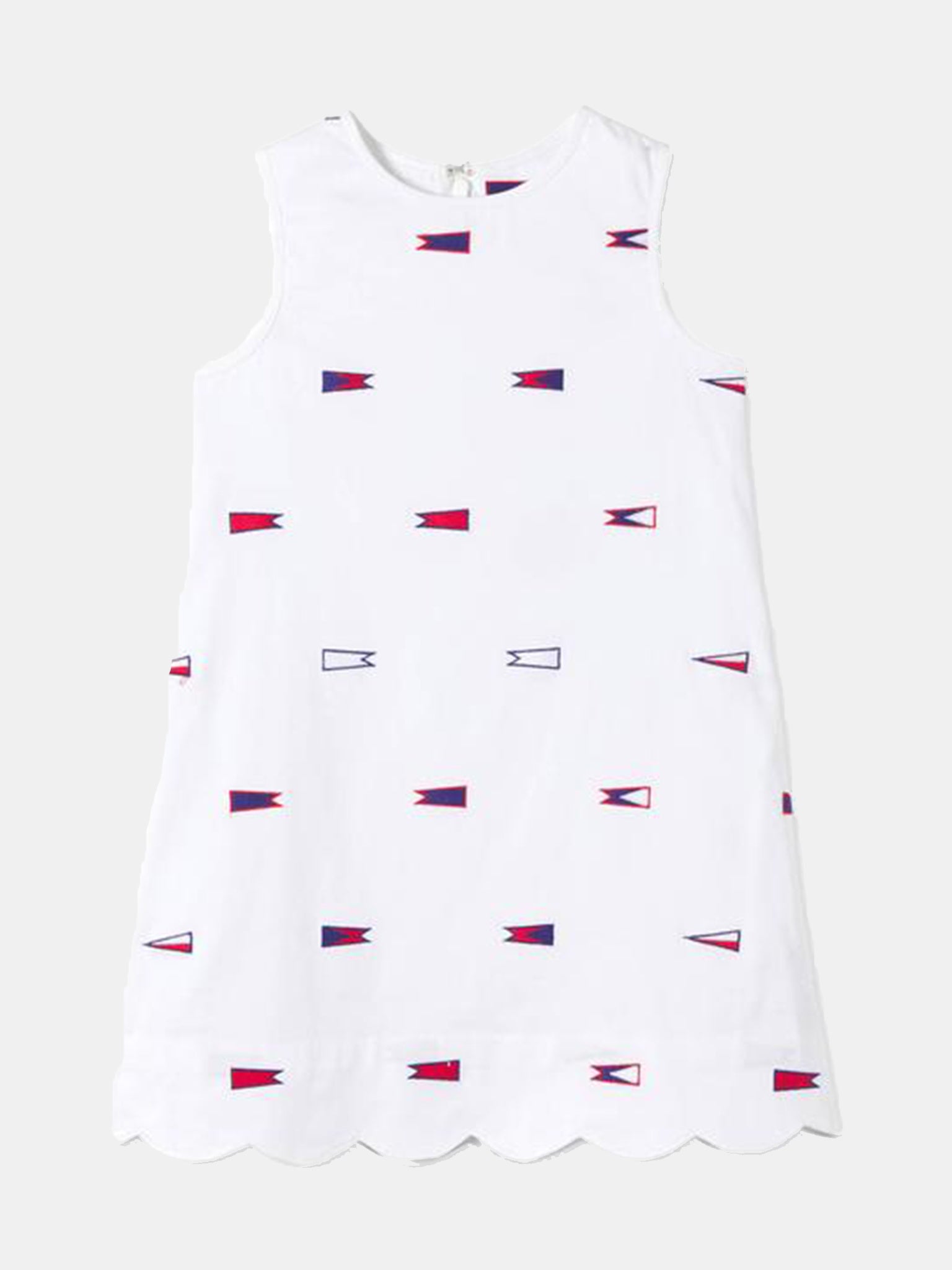 Classic Prep Girls' Piper Scallop Dress - Saint Bernard
