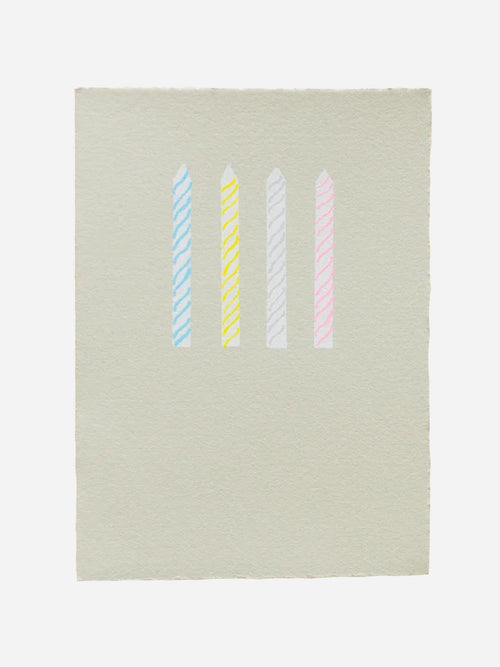 Alphabet Studios Birthday Candles Card