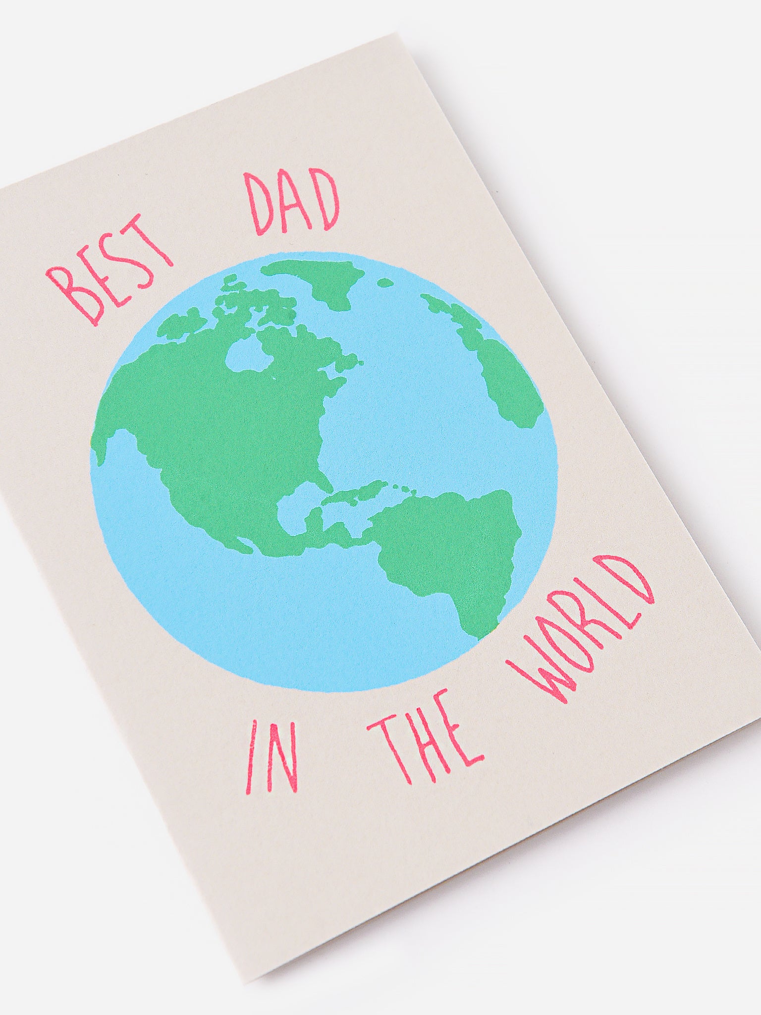 Alphabet Studios Best Dad Card - Saint Bernard