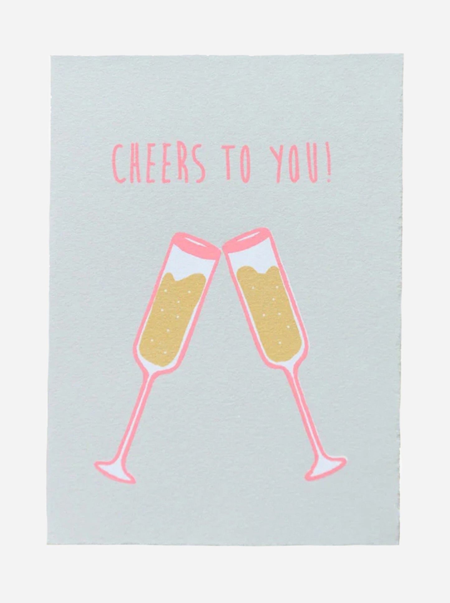 Alphabet Studios Cheers Champagne Card - Saint Bernard