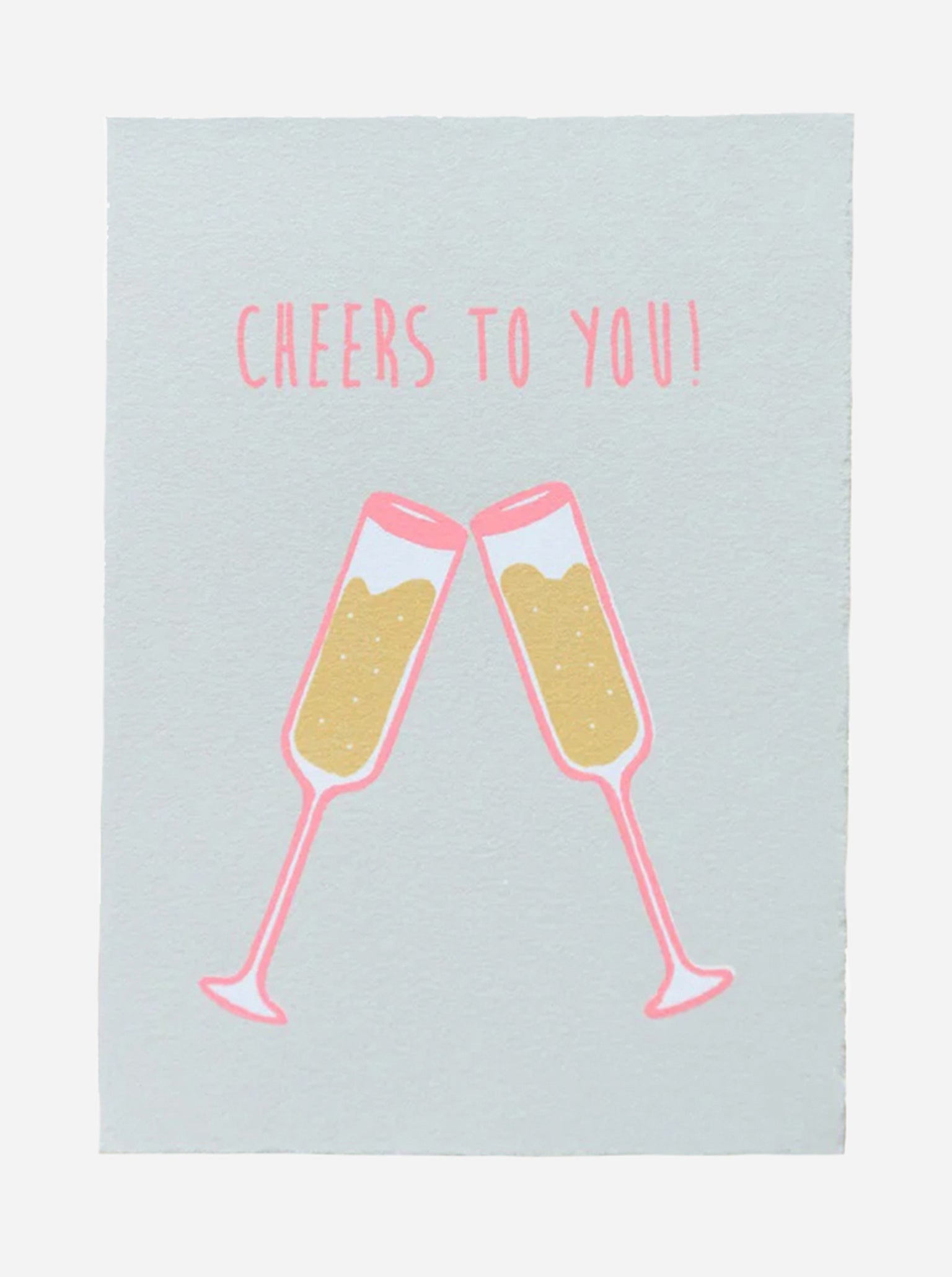 Alphabet Studios Cheers Champagne Card - Saint Bernard