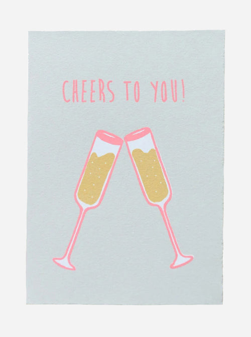 Alphabet Studios Cheers Champagne Card