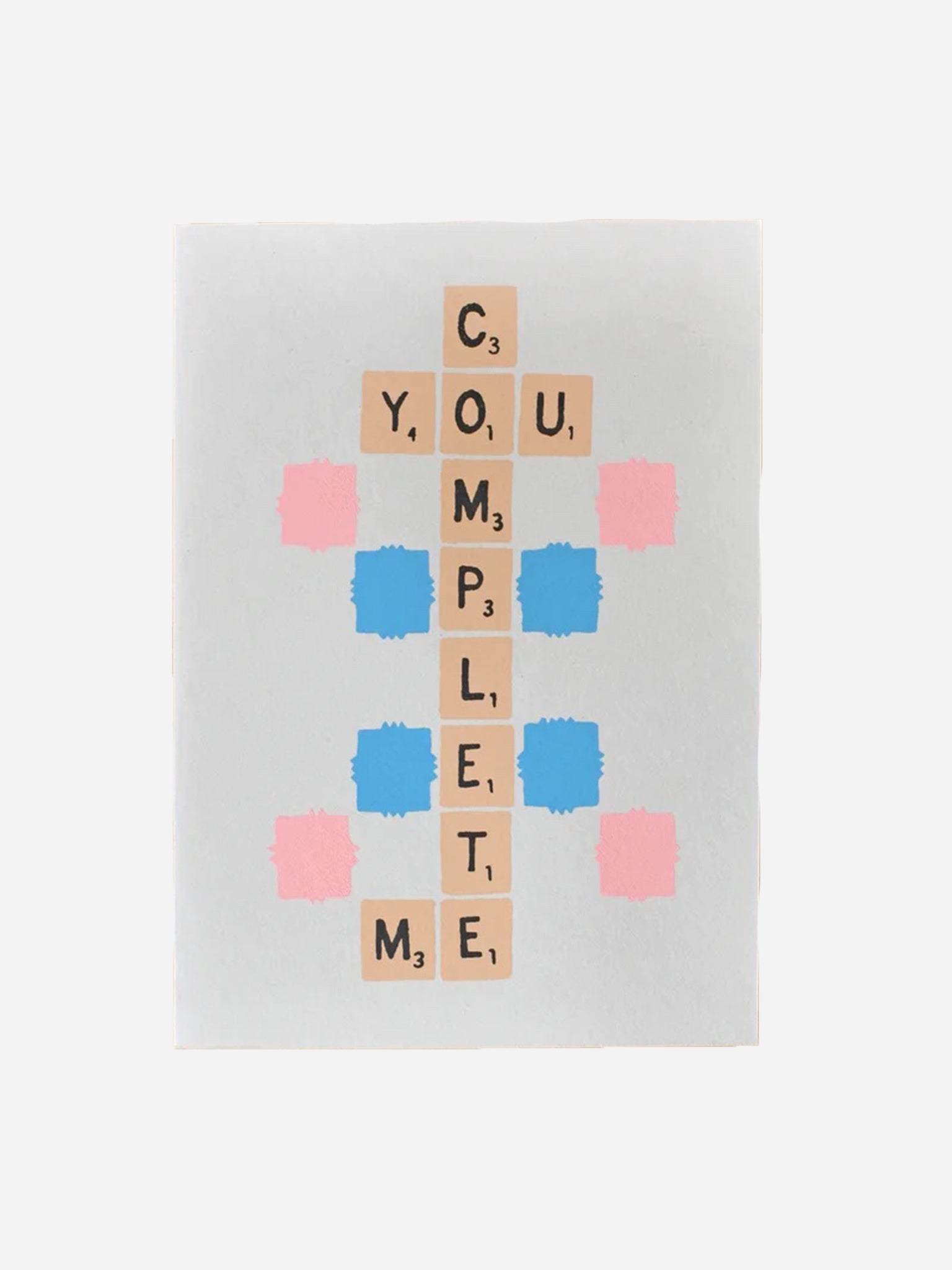 Alphabet Studios You Complete Me Card | $5.00 | Saint Bernard