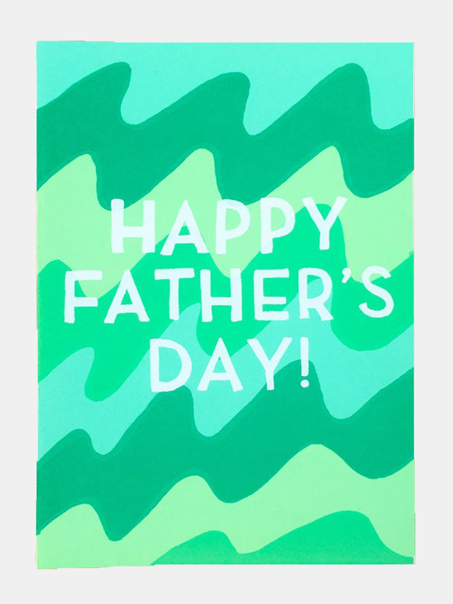 Gold Teeth Brooklyn Father's Day Waves Card - Saint Bernard