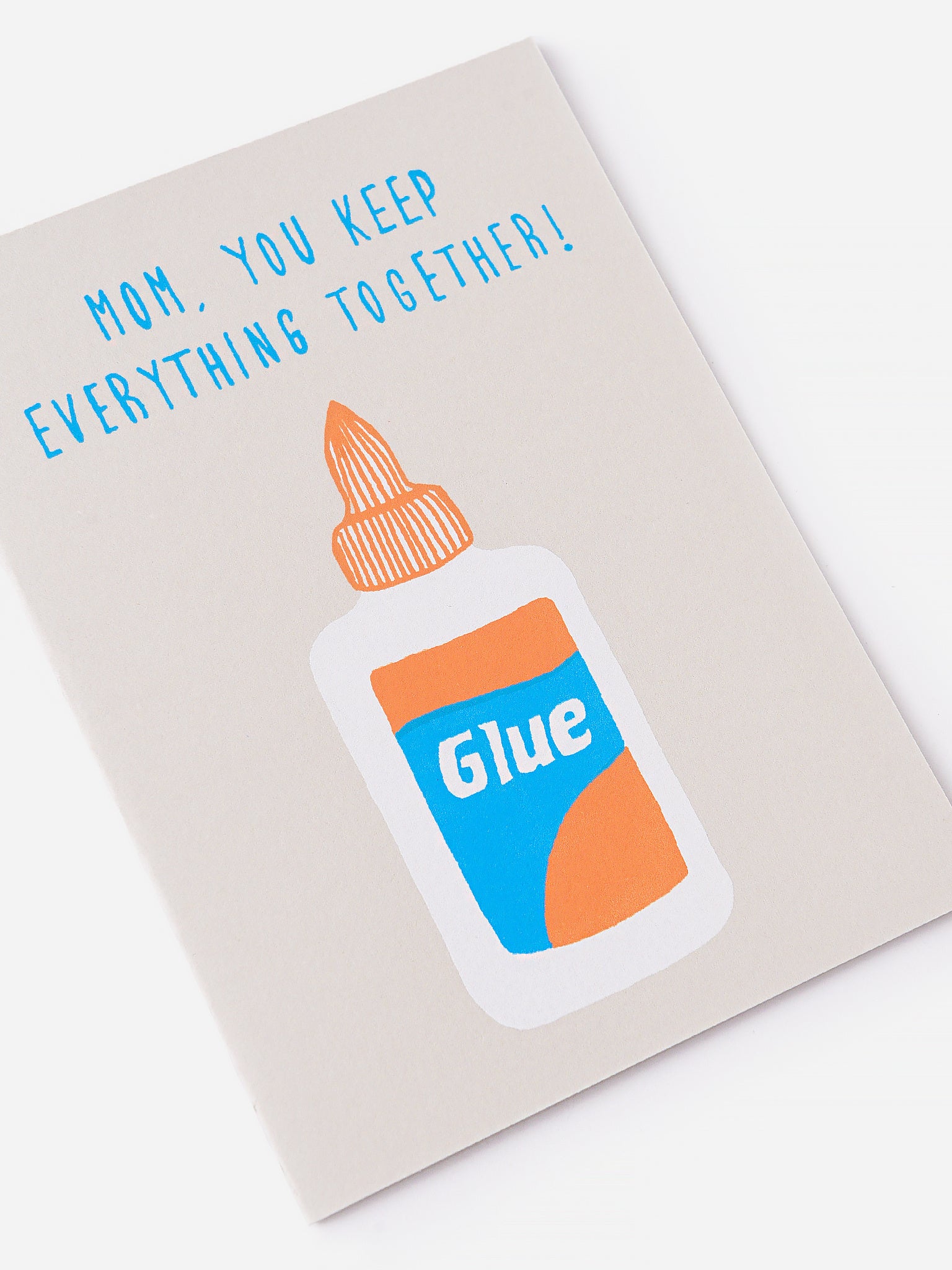 Gold Teeth Brooklyn Mom Glue Card - Saint Bernard