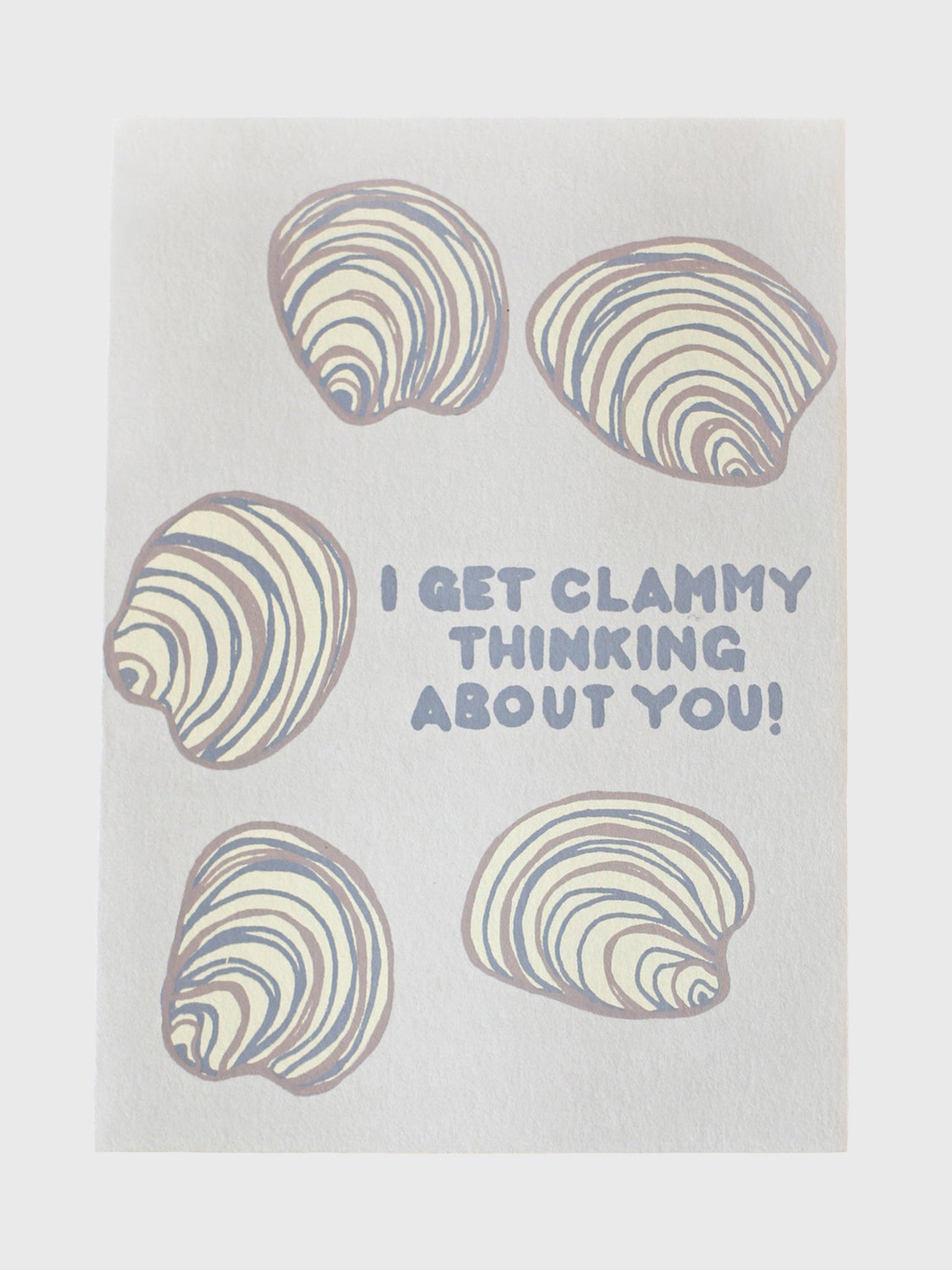 Gold Teeth Brooklyn I Get Clammy Card - Saint Bernard