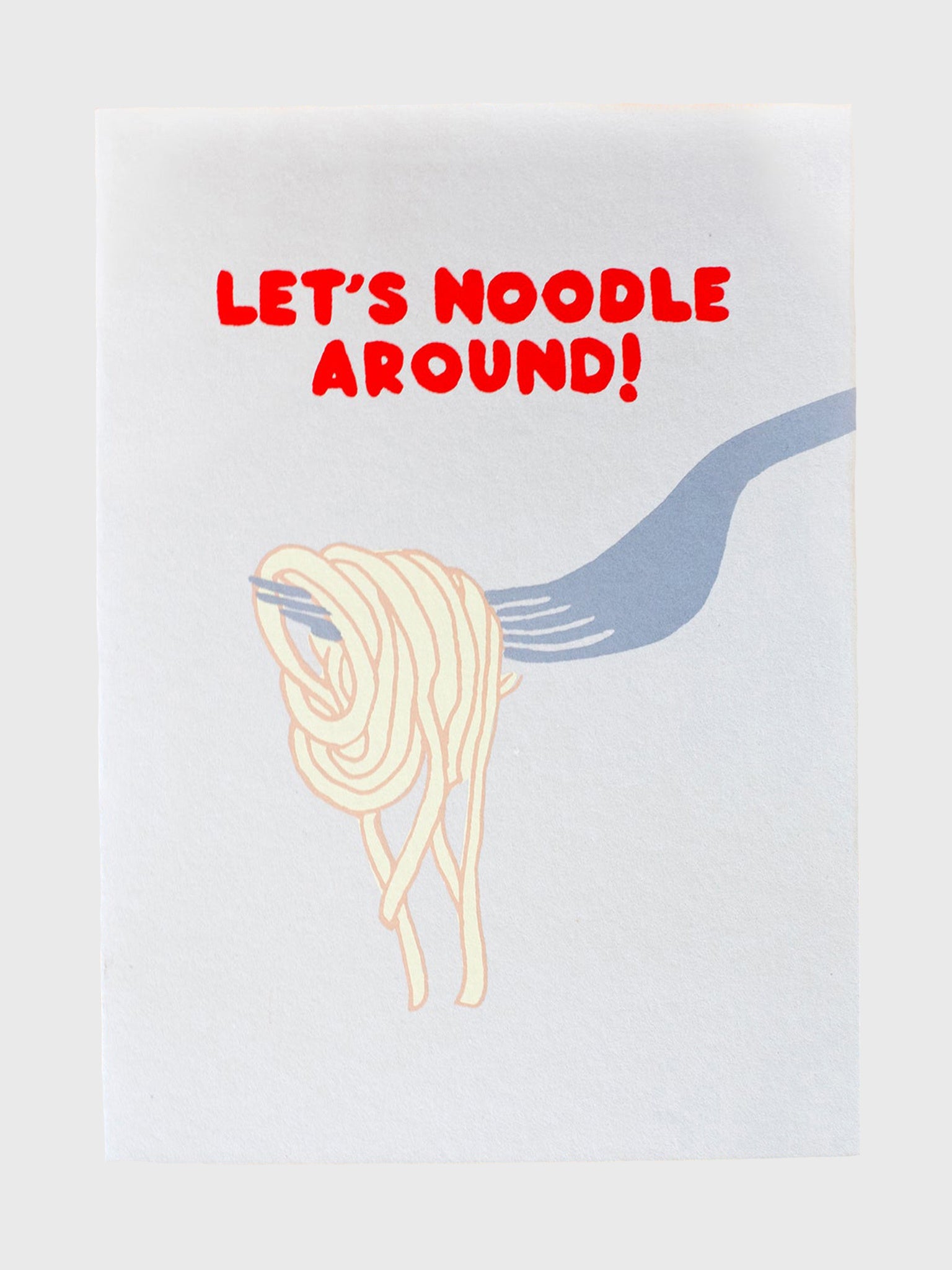 Alphabet Studios Let's Noodle Around Card - Saint Bernard