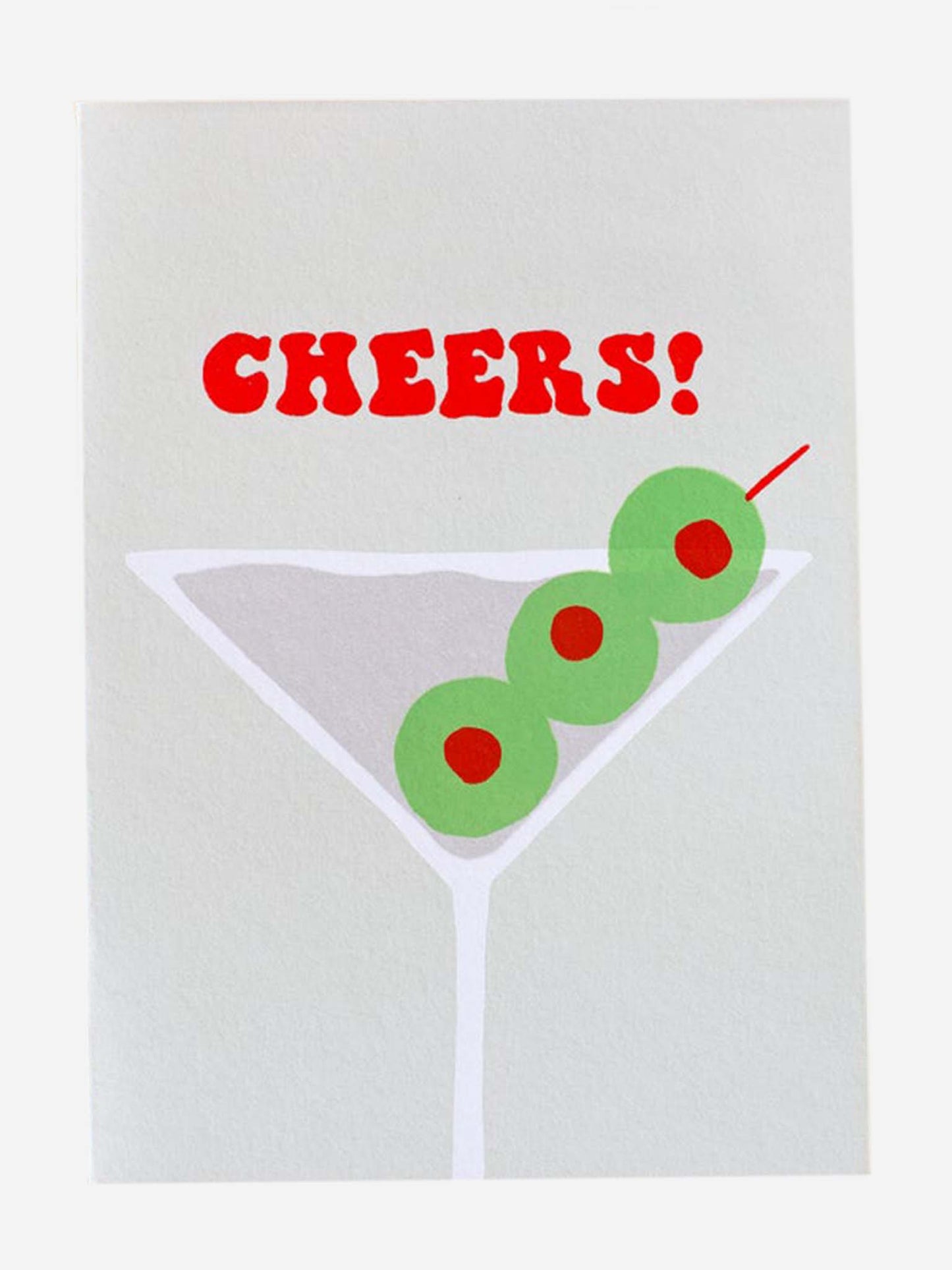 Alphabet Studios Cheers Martini Card