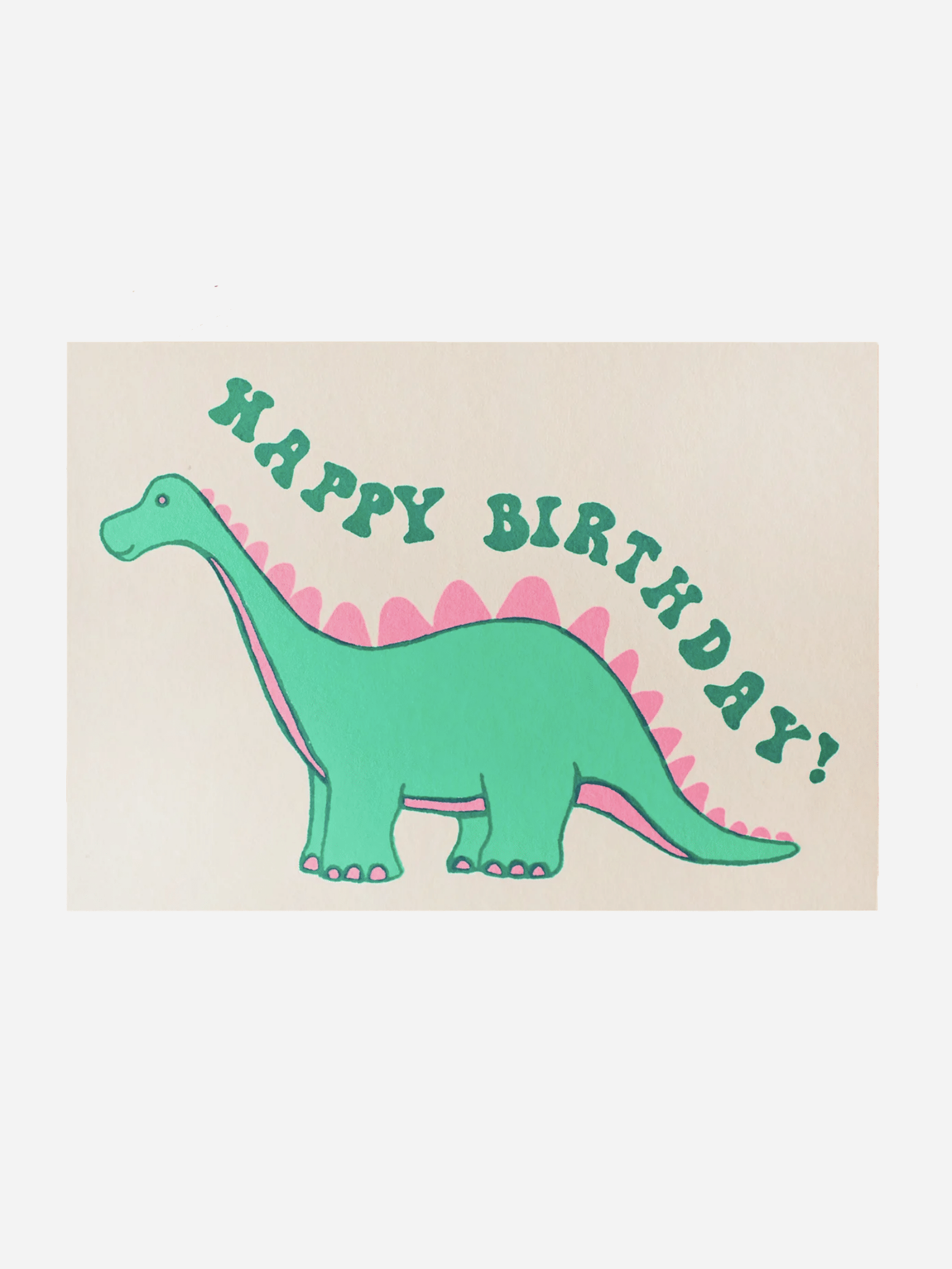 Alphabet Studios Birthday Dino Card - Saint Bernard