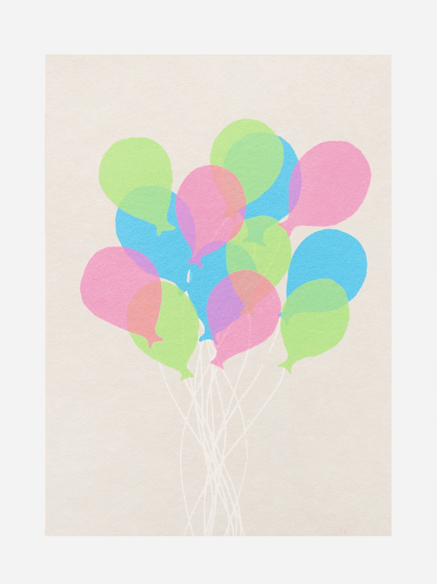 Alphabet Studios Balloons Card