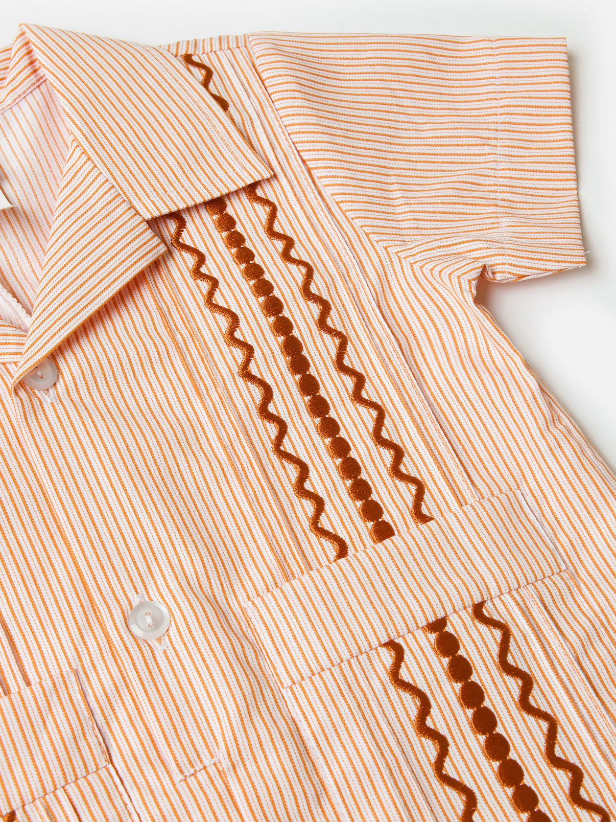 Six Honeybees Baby Boys' Guayabera Romper