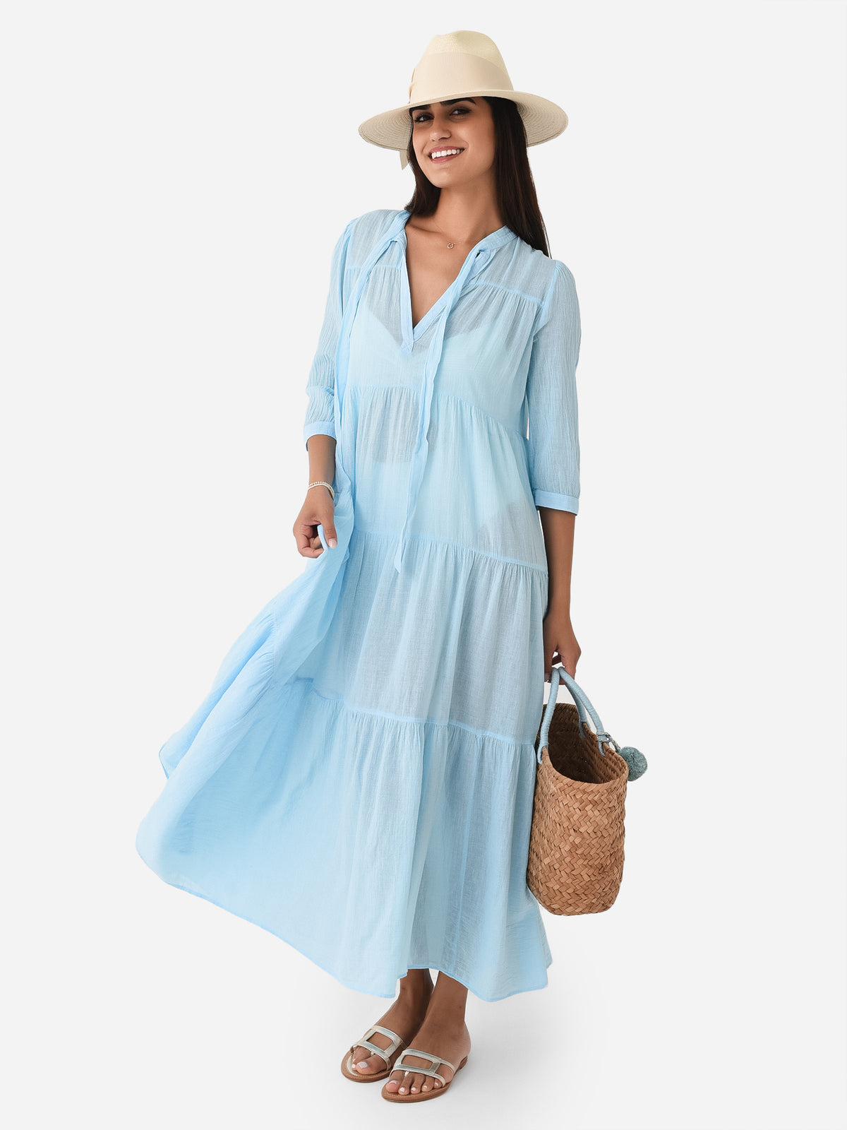 Honorine Women's Giselle Long Cover-Up - Saint Bernard