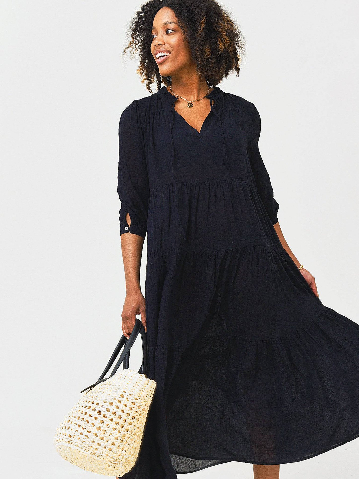 Honorine Women's Long Giselle Dress - Saint Bernard