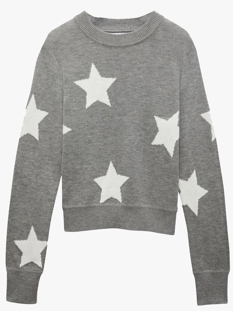 Spiritual Gangster Girls’ Starry Nikki Sweater - Saint Bernard