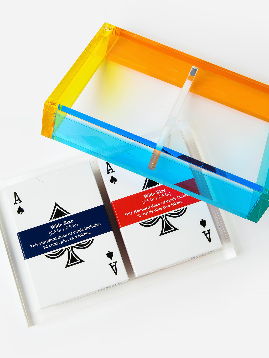 TIZO Lucite Card Box Set - Saint Bernard
