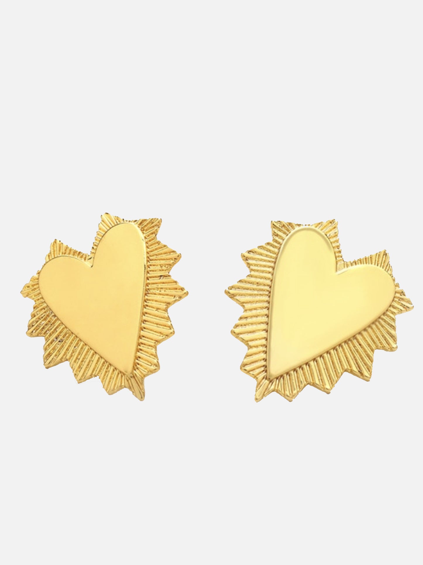 Accessory Concierge Hammered Heart Stud Earring