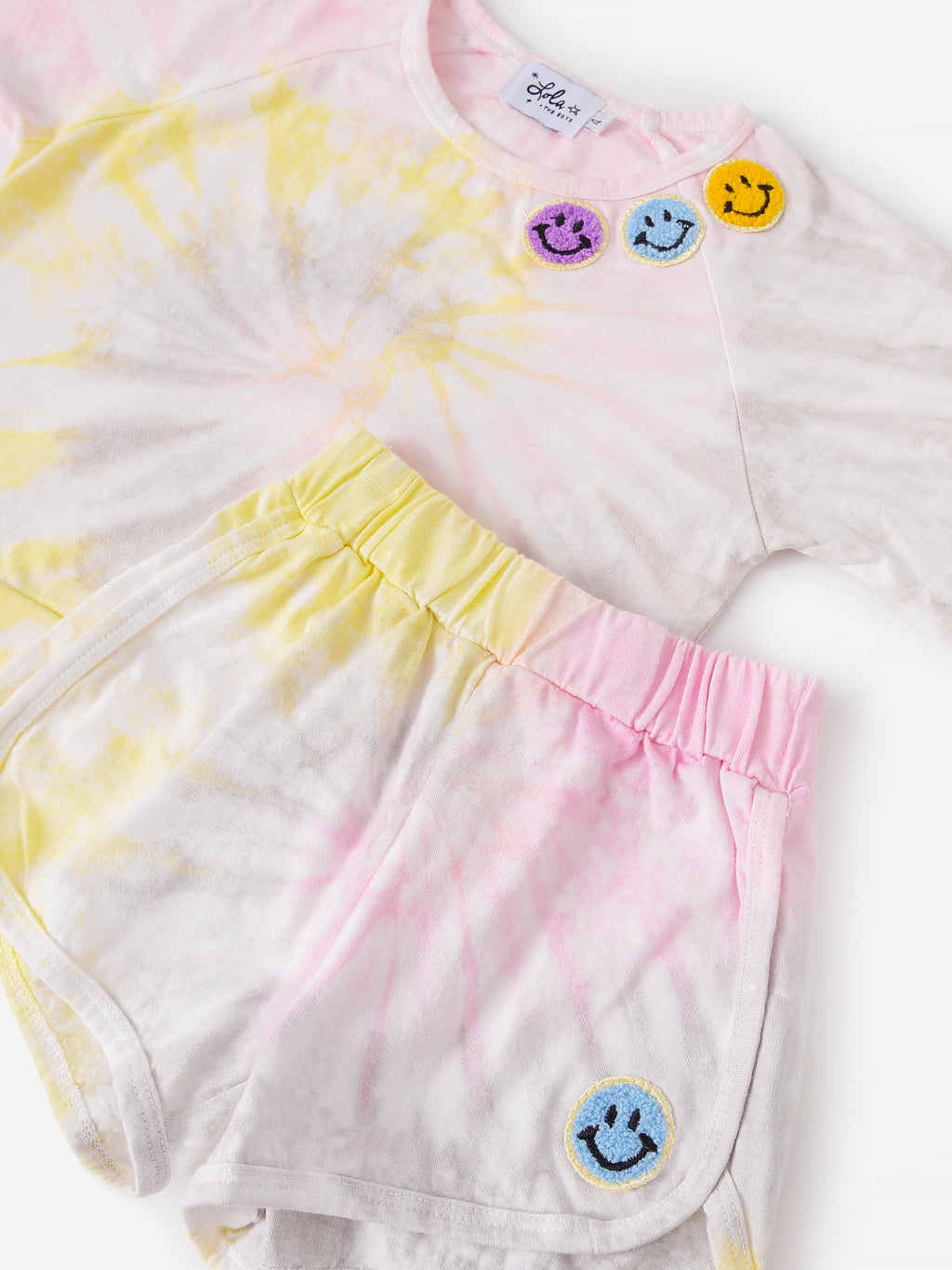 Lola And The Boys Girls' Happy Tie Dye Set - Saint Bernard