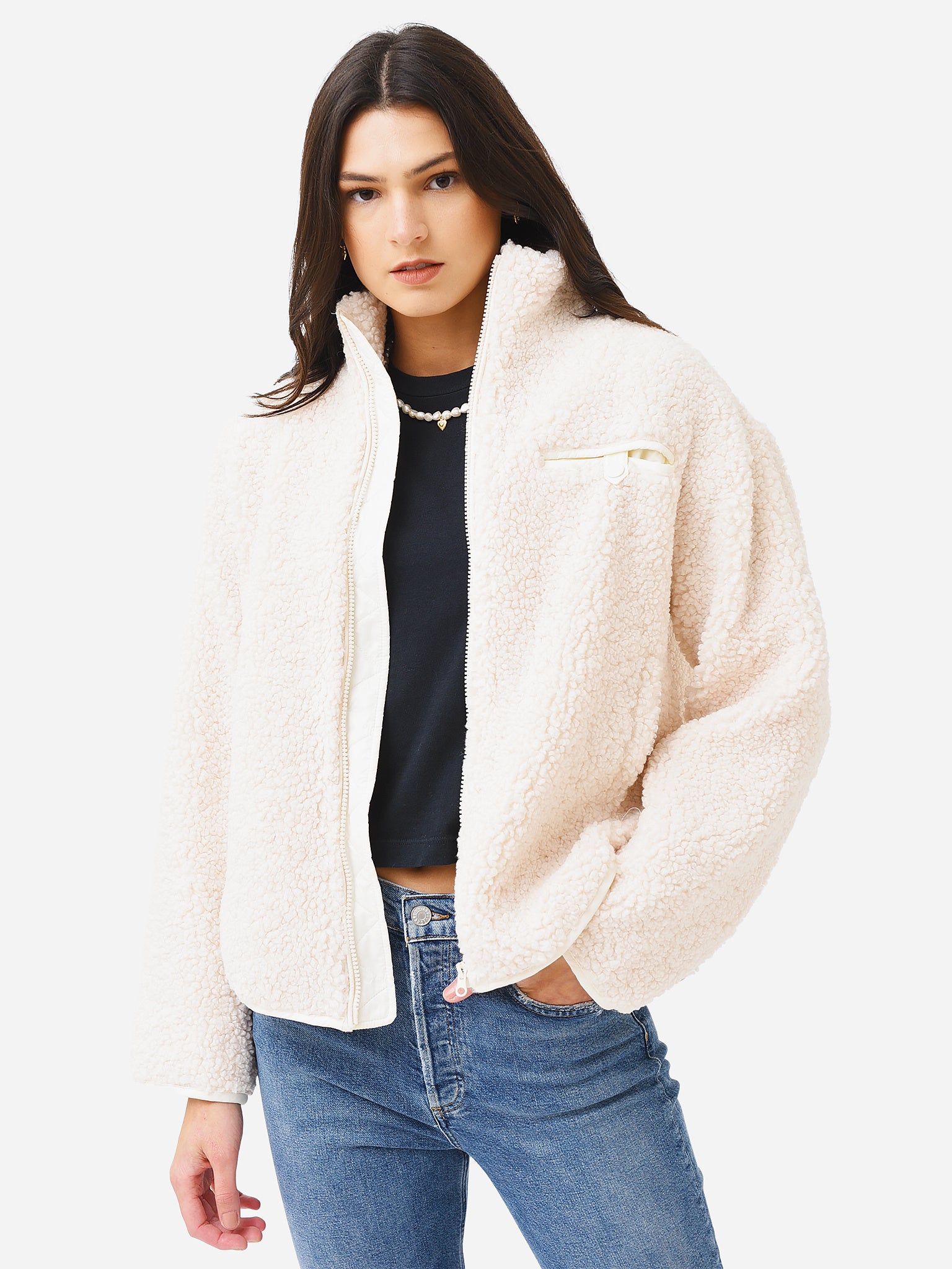 Velvet Women's Harleigh Sherpa Jacket - Saint Bernard