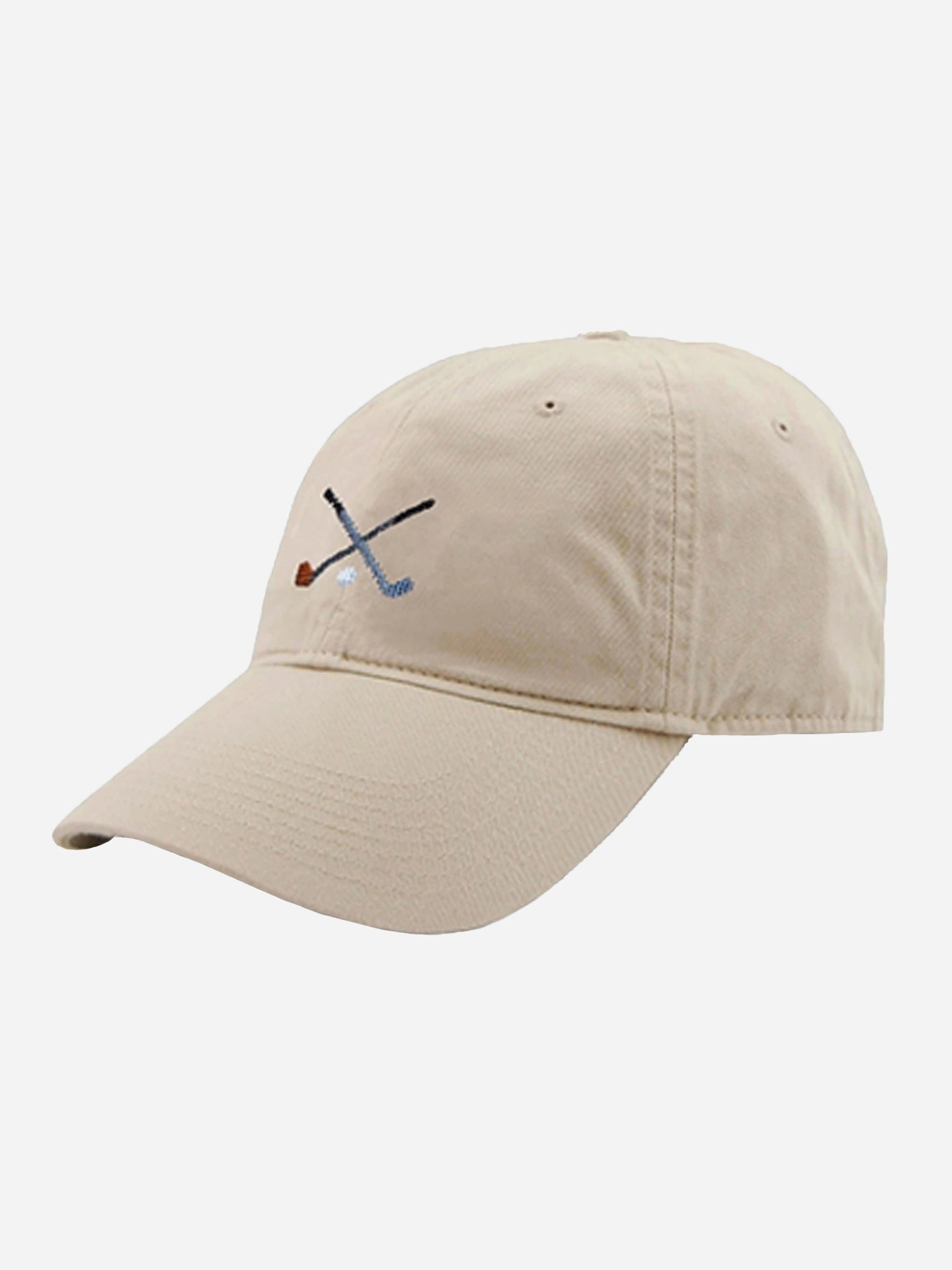 Smathers + Branson Crossed Clubs Needlepoint Hat - Saint Bernard