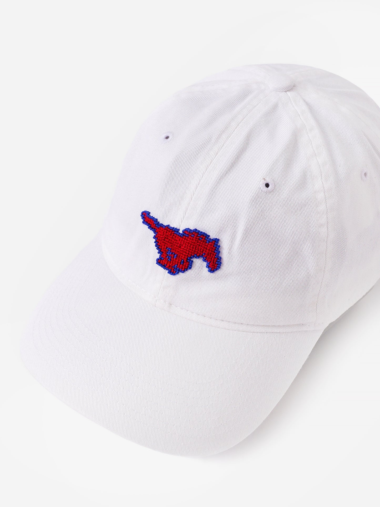 Smathers & Branson Men's Southern Methodist University Needlepoint Hat - Saint Bernard