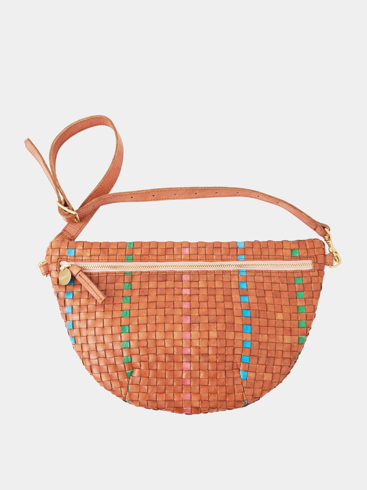 Clare V. Grande Fanny Crossbody Bag - Saint Bernard