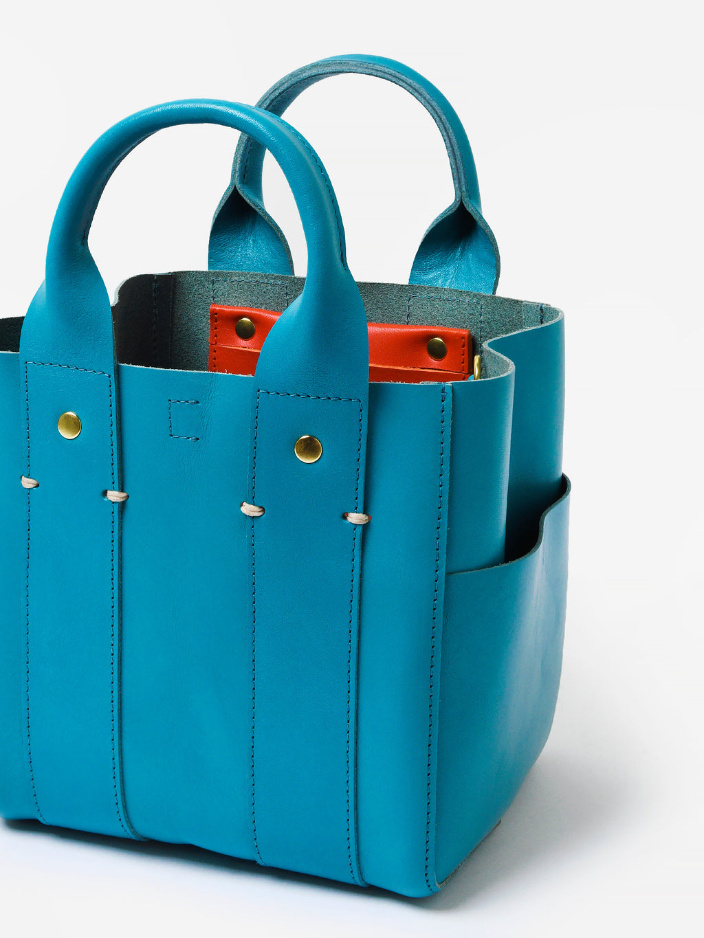 Clare V. Le Petit Box Tote - Saint Bernard