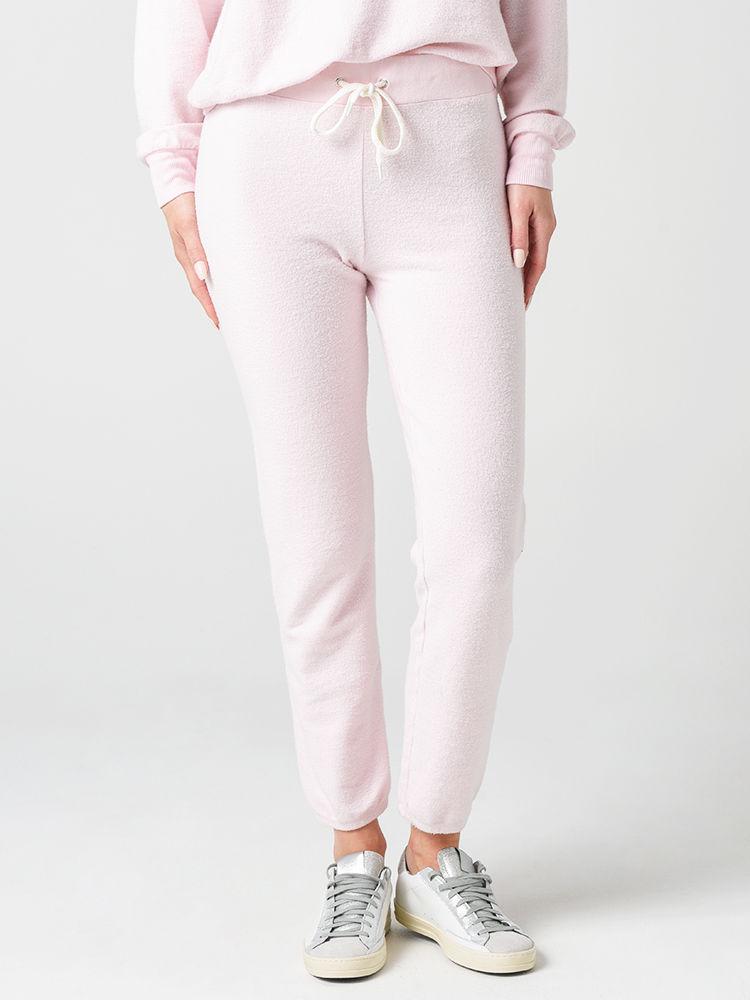 Monrow Women's Reversed Elastic Vintage Sweatpant - Saint Bernard