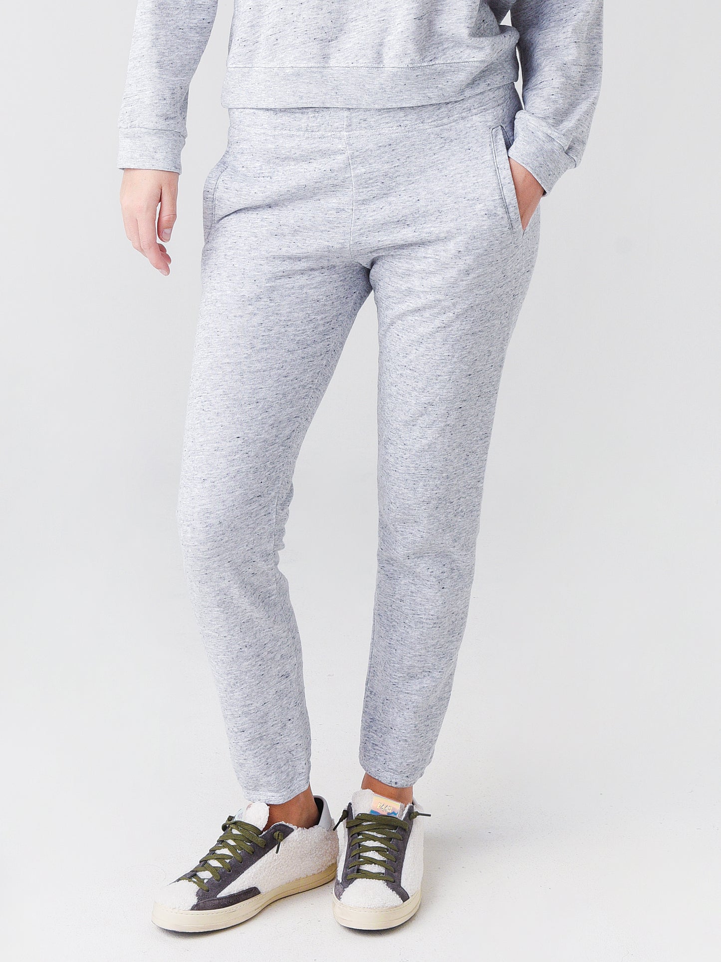Monrow Women's Boyfriend Sweatpant - Saint Bernard