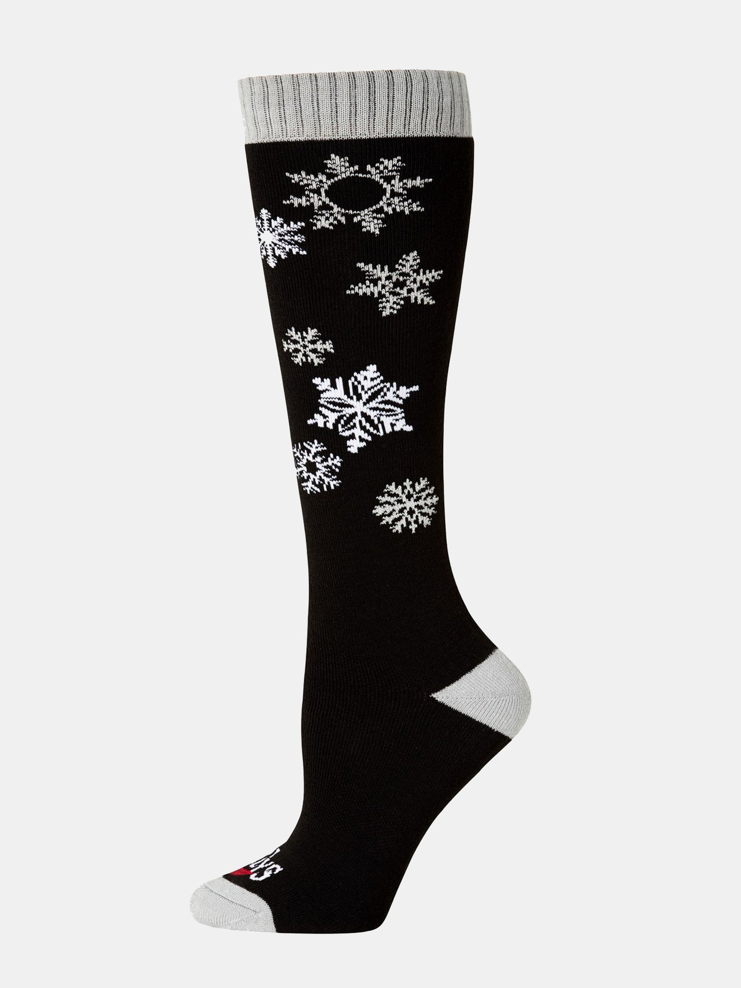 Hot Chillys Women's Snowfall Mid Volume Sock - Saint Bernard