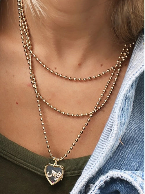 Alexa Leigh Women's Heart Locket Necklace