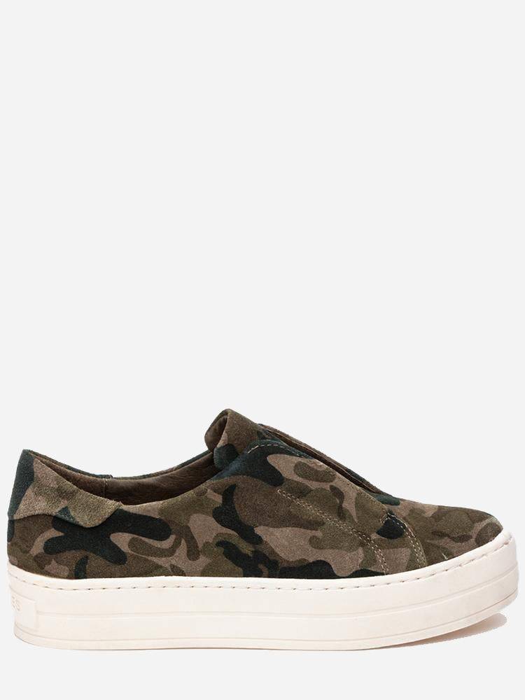 J/Slides Women's Heidi Leather Sneaker - Saint Bernard