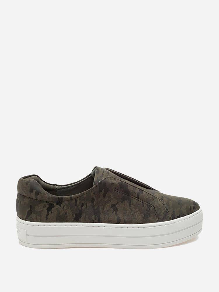 J/Slides Women's Heidi Leather Sneaker - Saint Bernard