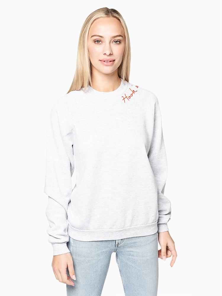 I Stole my Boyfriends Shirt Women’s Hook ‘Em Sweatshirt - Saint Bernard
