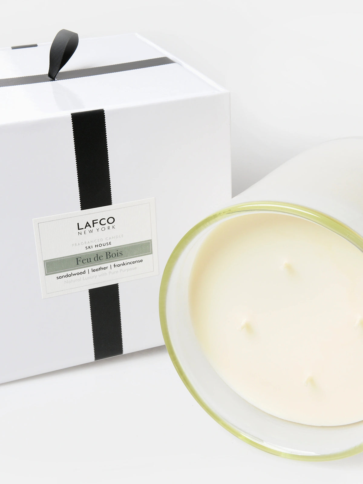 LAFCO Feu de Bois Luxe Candle - Saint Bernard