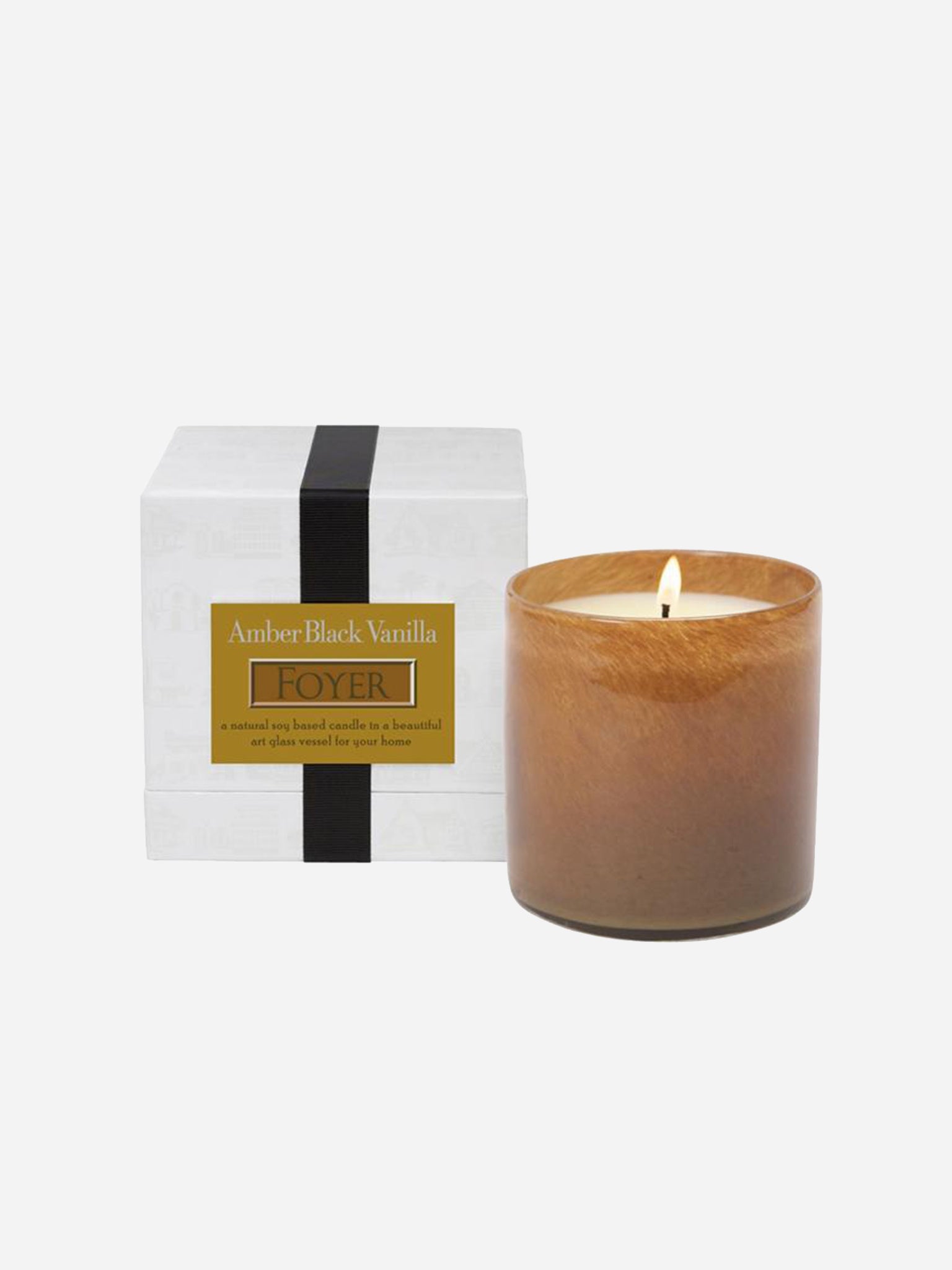 Lafco Amber Black Vanilla Foyer Candle - Saint Bernard