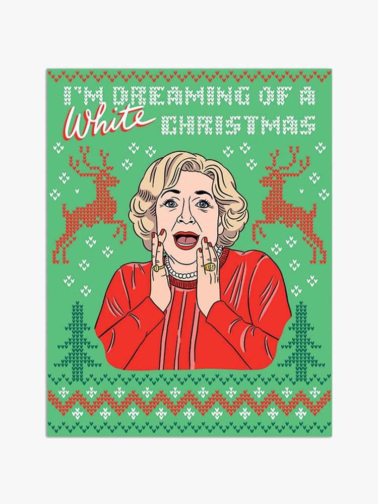 The Found Dreaming of a White Christmas Card