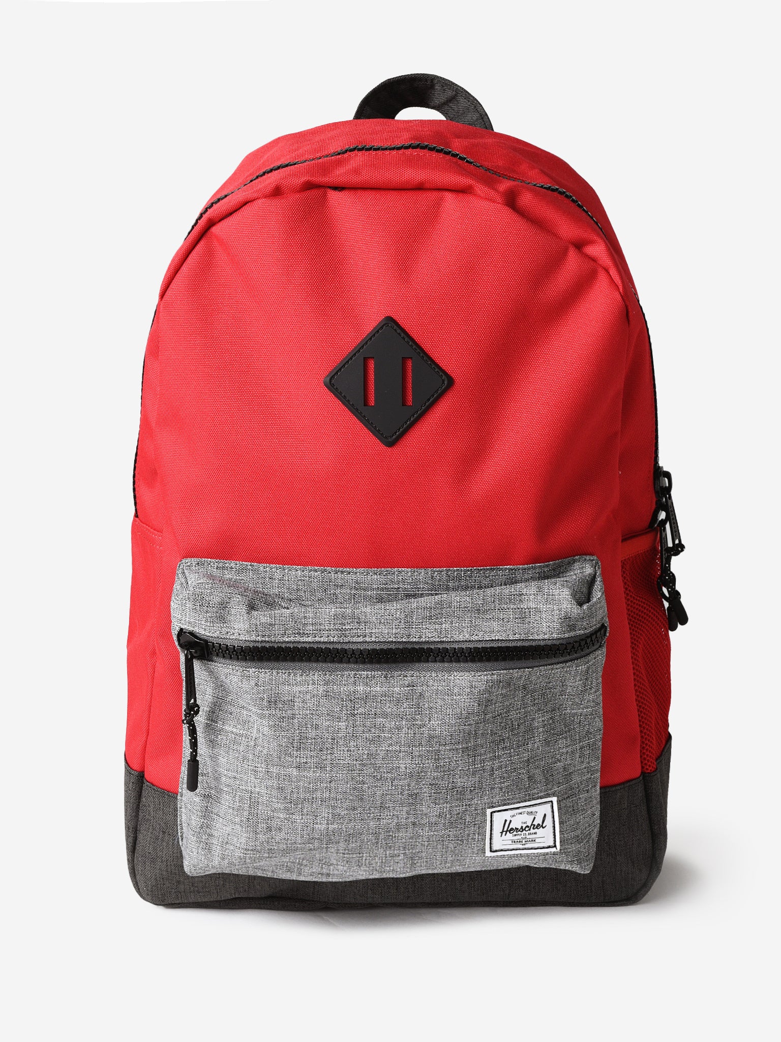 grey and red heritage herschel backpack Herschel Heritage XL Backpack – Saint Bernard