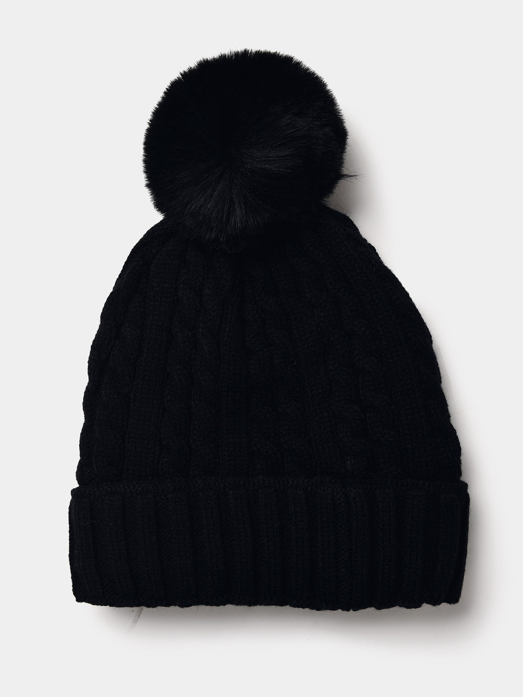 Mitchie’s Matchings Knit Hat With Fox Pom - Saint Bernard